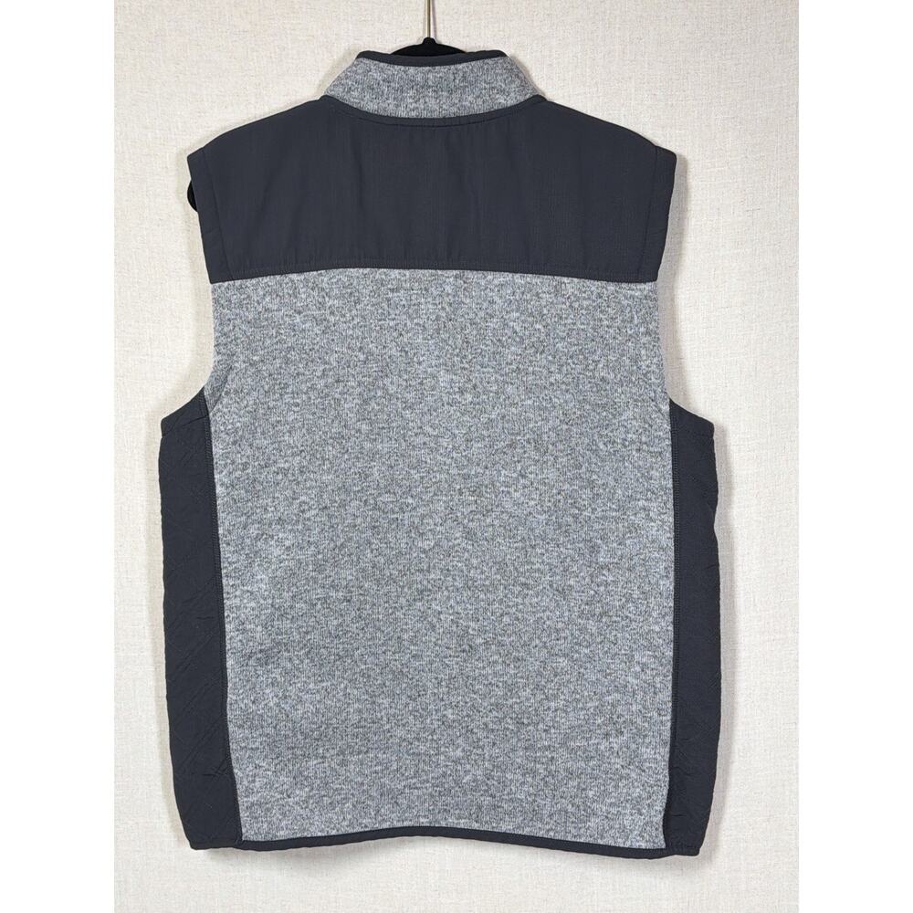 Orvis Men's Full Zip Fleece Vest | Grey | Zip Pockets | Size L | Travel Layer - Picture 2 of 10